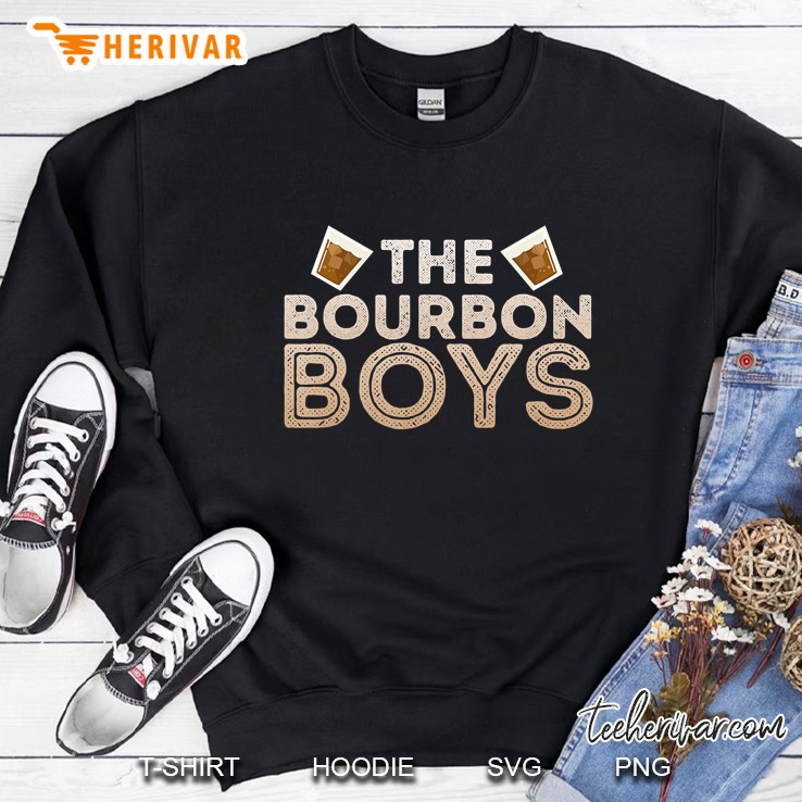 The Bourbon Boys Funny Drinking Buddies Party Sweatshirt