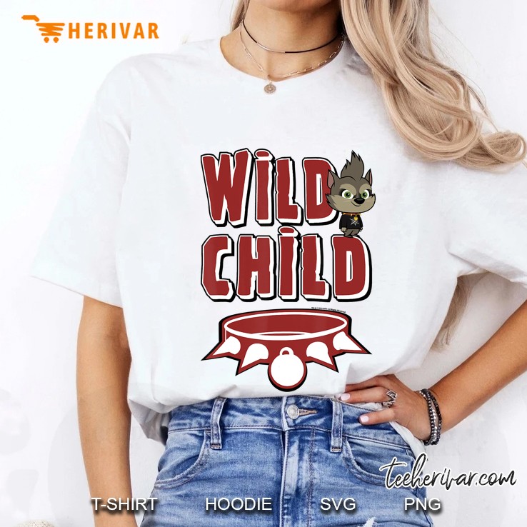 Hotel Transylvania The Series Wolf Pup Wild Child Poster Ladies Tee