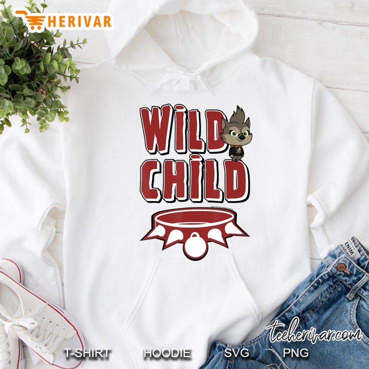 Hotel Transylvania The Series Wolf Pup Wild Child Poster Hoodie