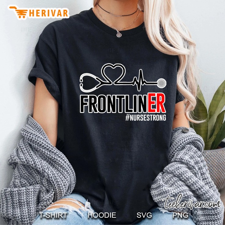Emergency Registered Nurse Er Rn - Frontliner Premium Ladies Tee