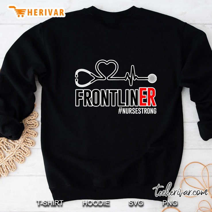 Emergency Registered Nurse Er Rn - Frontliner Premium Sweatshirt