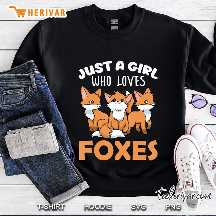 Fox Shirt Women Fox Tshirt Girls Fox Gifts Women Love Foxes Sweatshirt