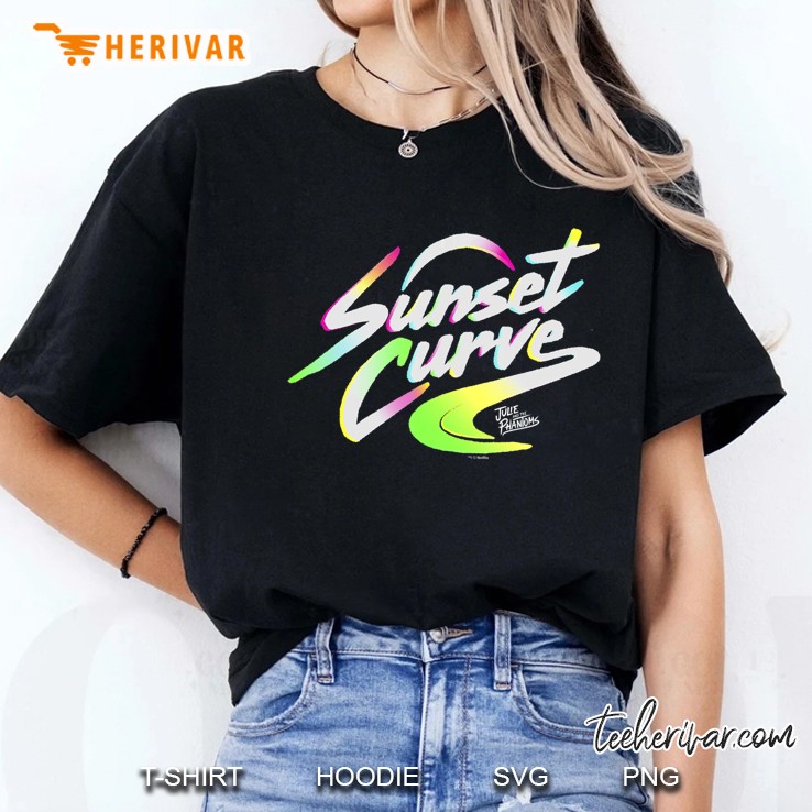 Julie And The Phantoms Sunset Curve Logo Ladies Tee
