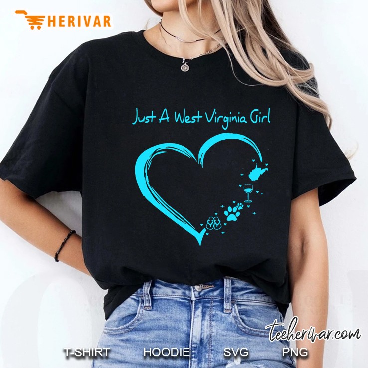 Just A West Virginia Girl Ladies Tee