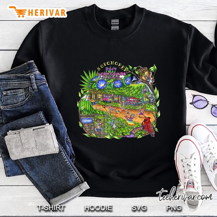 Mens Sopchoppy Worm Grunting Festival Commemorative Sweatshirt