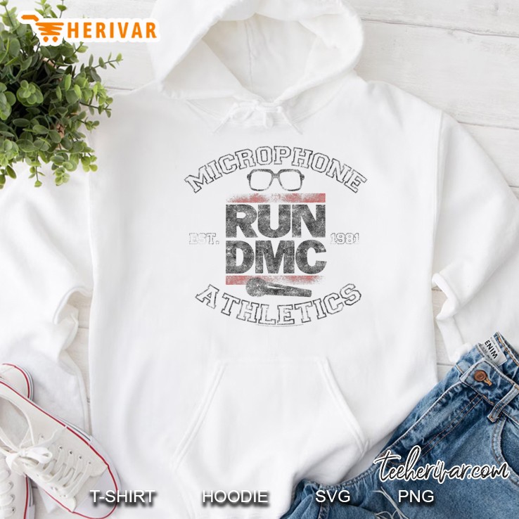 Run Dmc Official Microphone Athletics Premium Hoodie