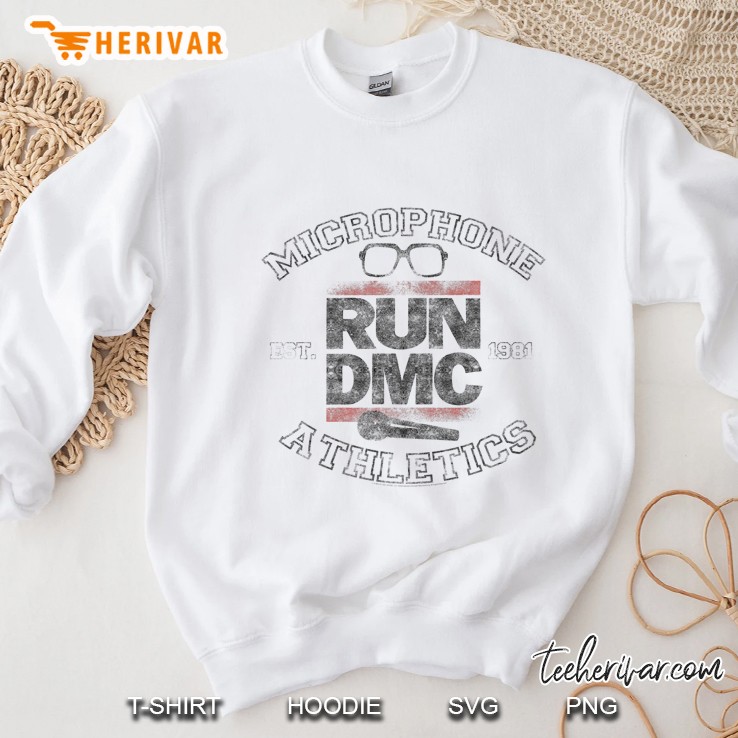 Run Dmc Official Microphone Athletics Premium Sweatshirt