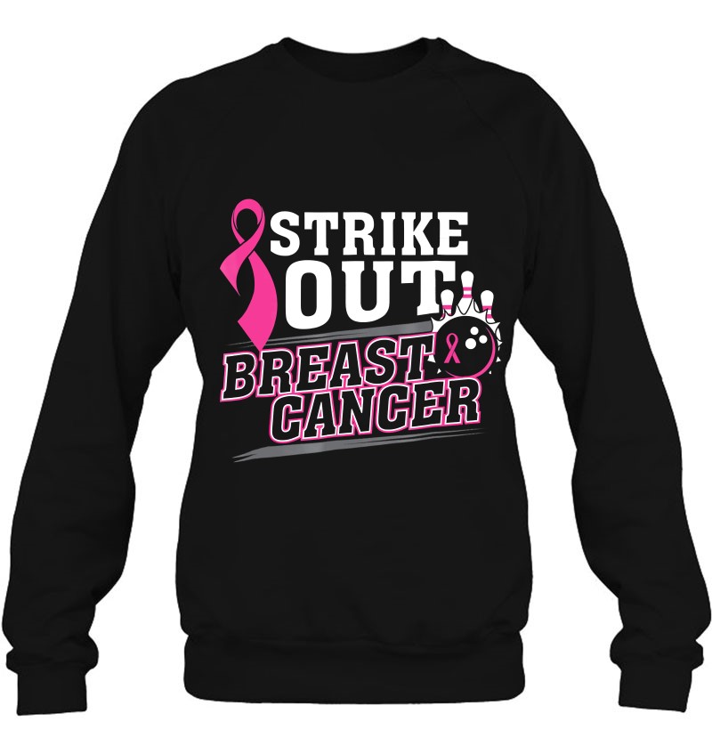 Breast Cancer Awareness Bowling Team Sweatshirt