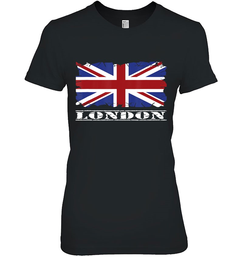 Vintage London Shirt British Uk Flag Union Jack