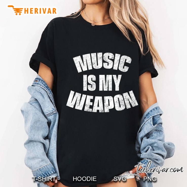 Music Is My Weapon Ladies Tee