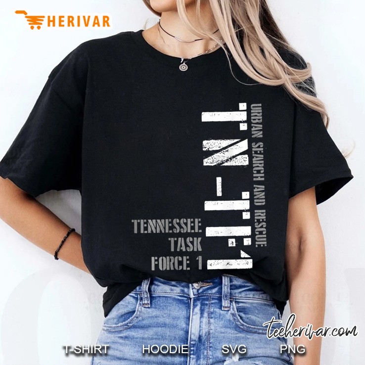 Urban Search & Rescue Tennessee Task Force 1 Tn-Tf1 Ver2 Ladies Tee