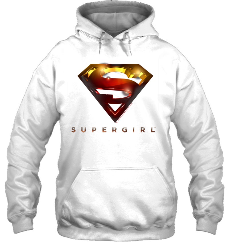 Supergirl "Logo Glare" Hoodie Long Sleeve 
