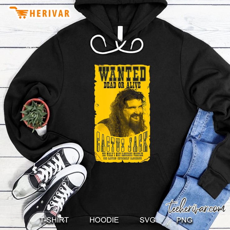 Wwe Cactus Jack Wanted Hoodie