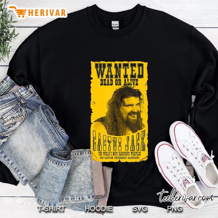Wwe Cactus Jack Wanted Sweatshirt