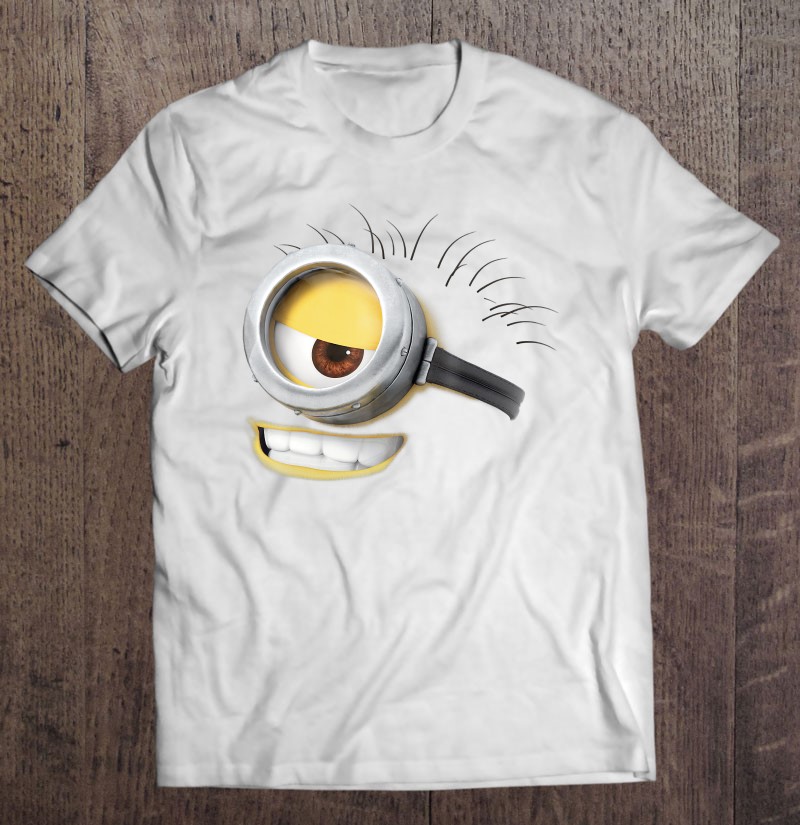 Despicable Me Minions Carl Smirk Face T Shirts, Hoodies, Sweatshirts ...