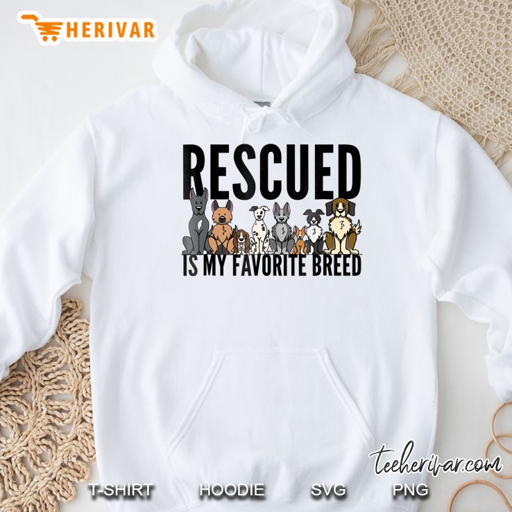 Dog Lovers For Women Men Kids - Rescue Dog Shirt Hoodie