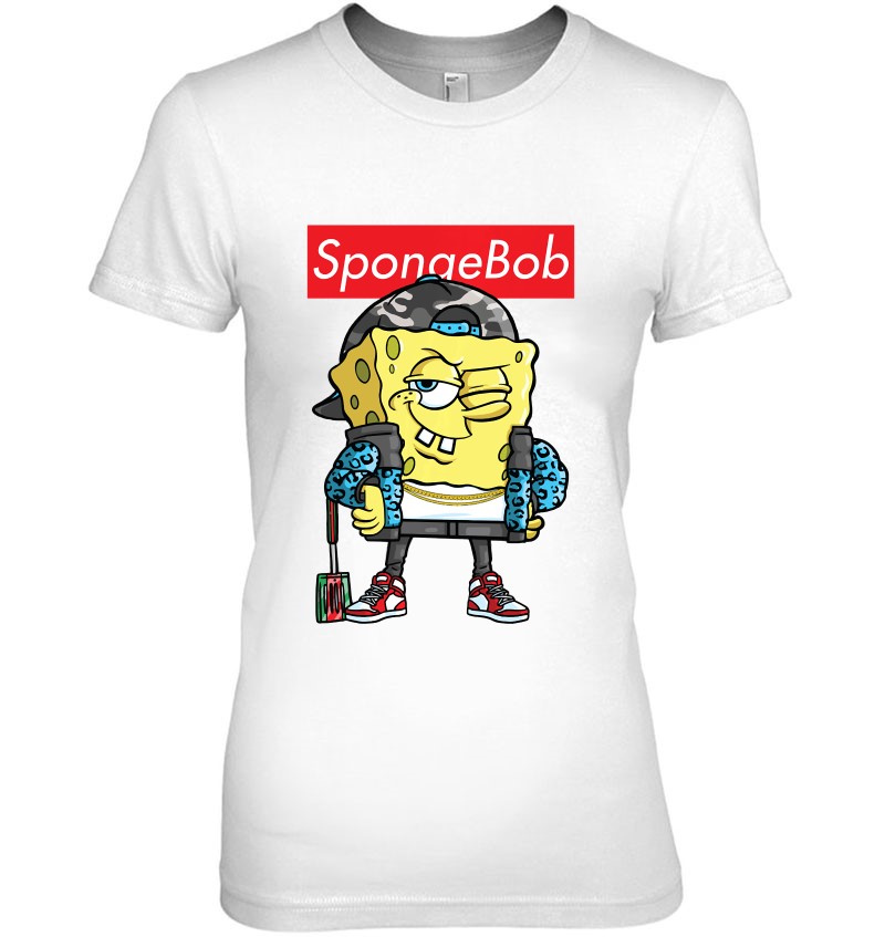 SpongeBob SquarePants supreme louis vuitton Shirt – Full Printed