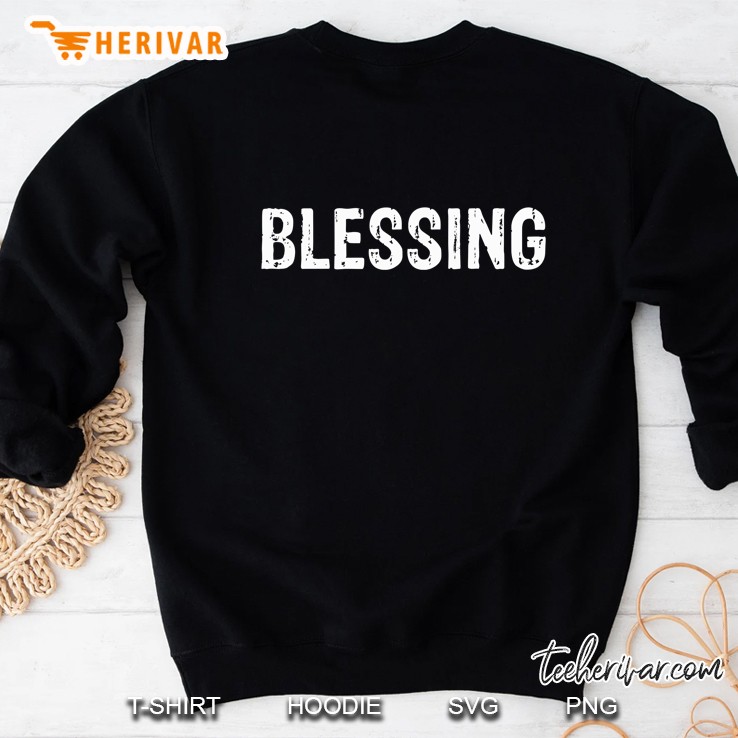 Blessing In Disguise Funny Halloween Costume Sweatshirt