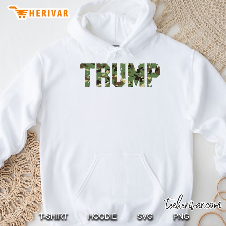 Vote Donald Trump 2020 Camo Cool Pro Republicans Gift Hoodie