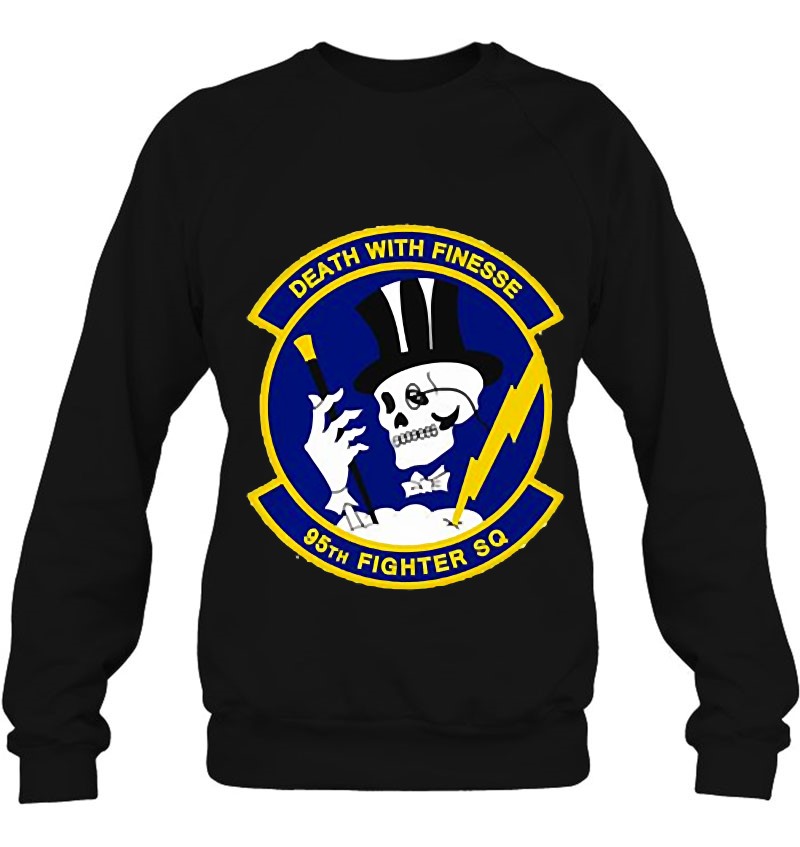 Air Force 95Th Fighter Squadron Insignia Sweatshirt