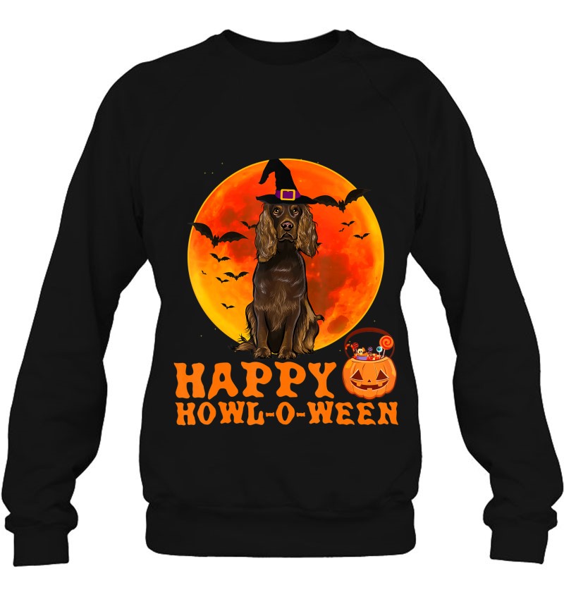 Funny Boykin Spaniel Dog Halloween Happy Howl-O-Ween Sweatshirt