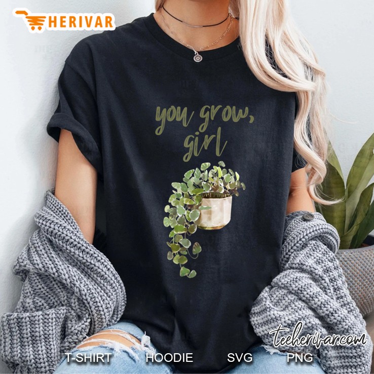 You Grow Girl Plant Flower Gardener Lover Gardening Garden Ladies Tee