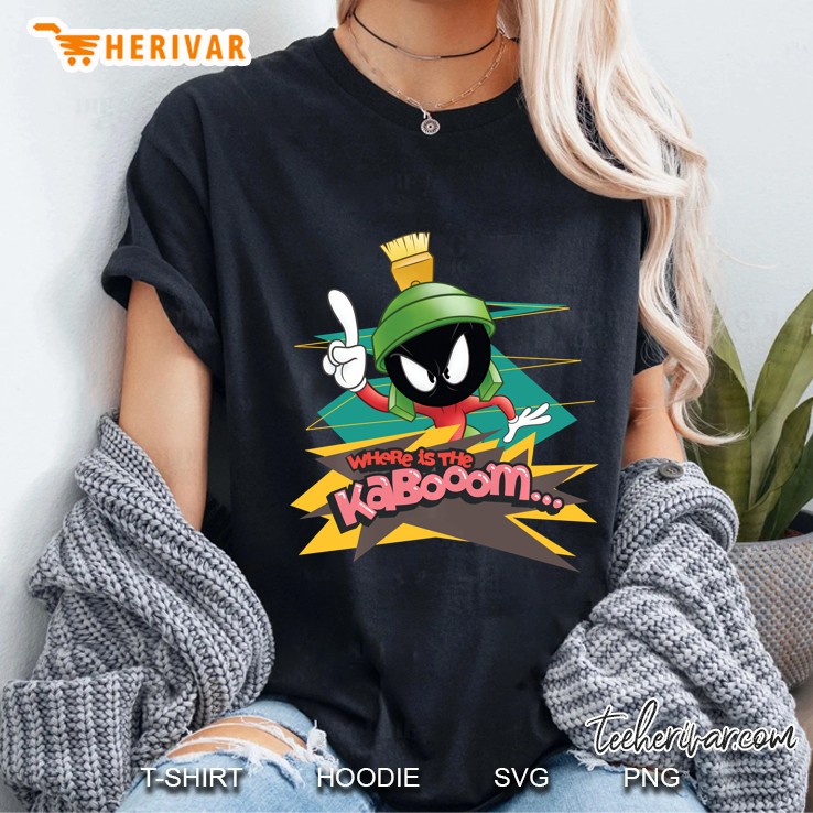 Looney Tunes Marvin The Martian Where Is The Kaboom Ladies Tee