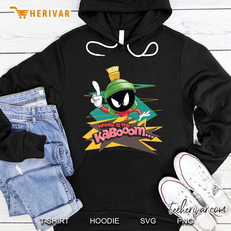 Looney Tunes Marvin The Martian Where Is The Kaboom Hoodie