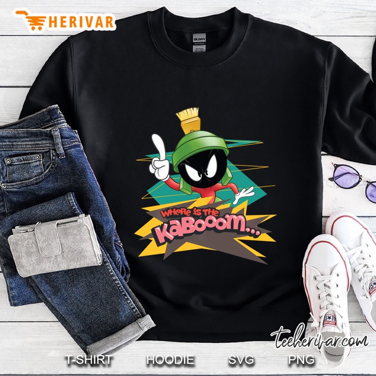 Looney Tunes Marvin The Martian Where Is The Kaboom Sweatshirt