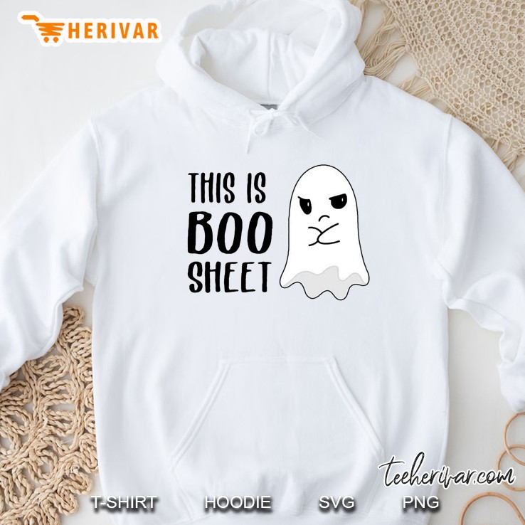 This Is Boo Sheet Funny Grumpy Boo Halloween Hoodie