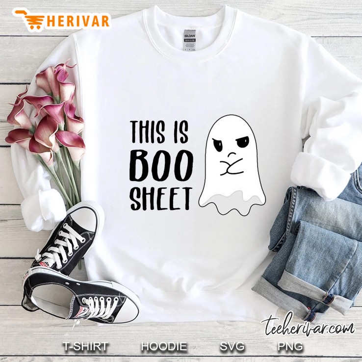 This Is Boo Sheet Funny Grumpy Boo Halloween Sweatshirt
