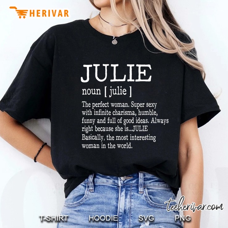 Adult Definition - First Name Julie - Ladies Funny Ladies Tee