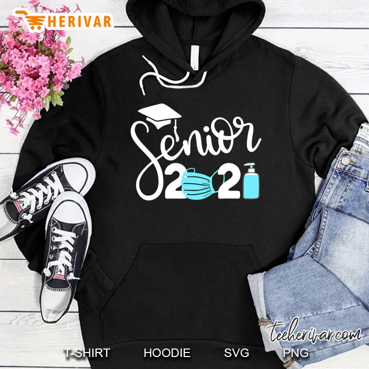 Senior Class Of 2021 Mask And Toilet Paper Graduation Hoodie