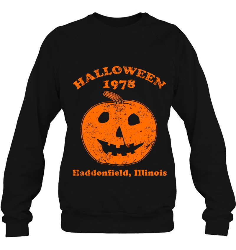 Halloween 1978 Holiday Spooky Gift Myers Pumpkin Haddonfield Sweatshirt