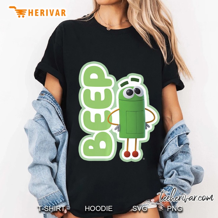 Storybots Beep Portrait Premium Ladies Tee