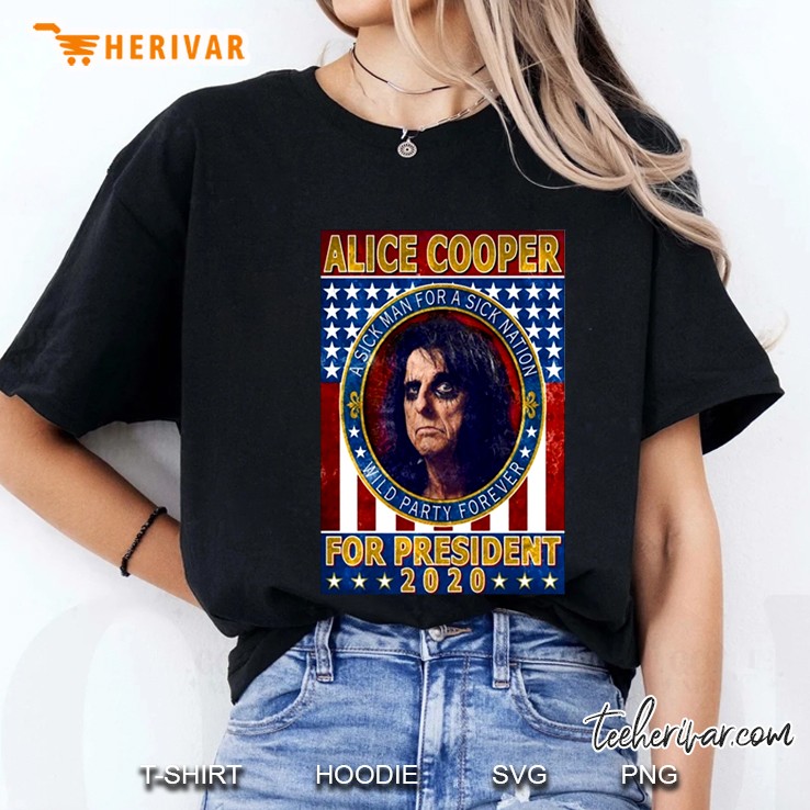 Alice Cooper For President 2020 Ladies Tee
