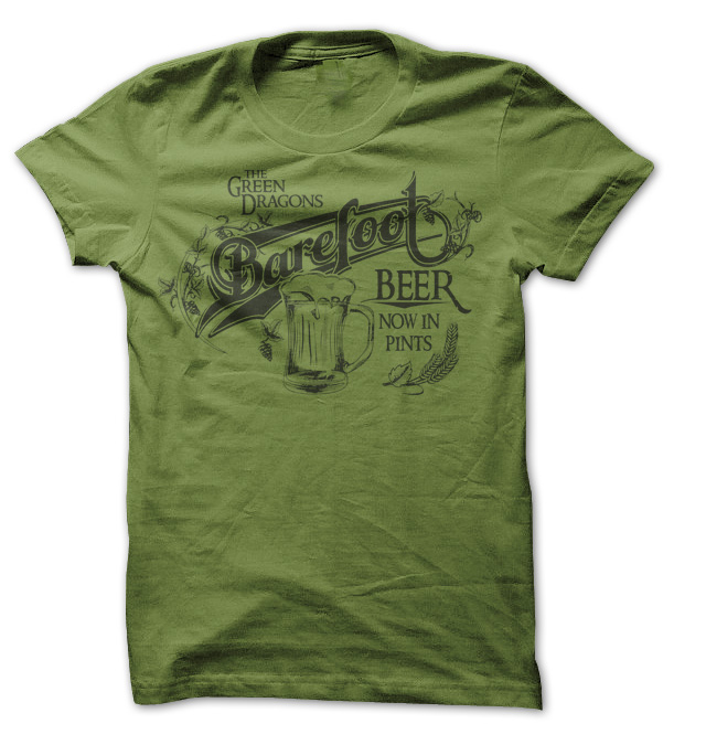 The Green Dragons BEER Now In Pints Shirt