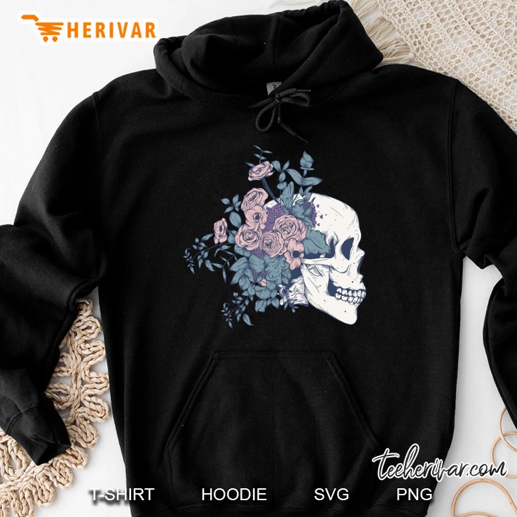 Floral Skull Beauty Classic Hoodie