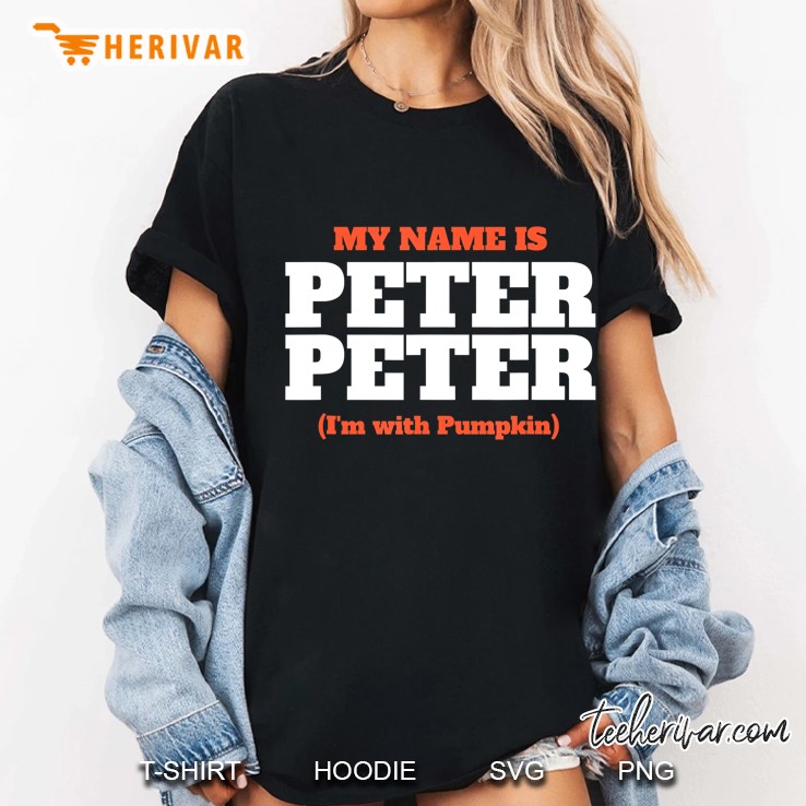 Mens Funny Halloween Shirt For Men Peter Peter Couples Costume Ladies Tee