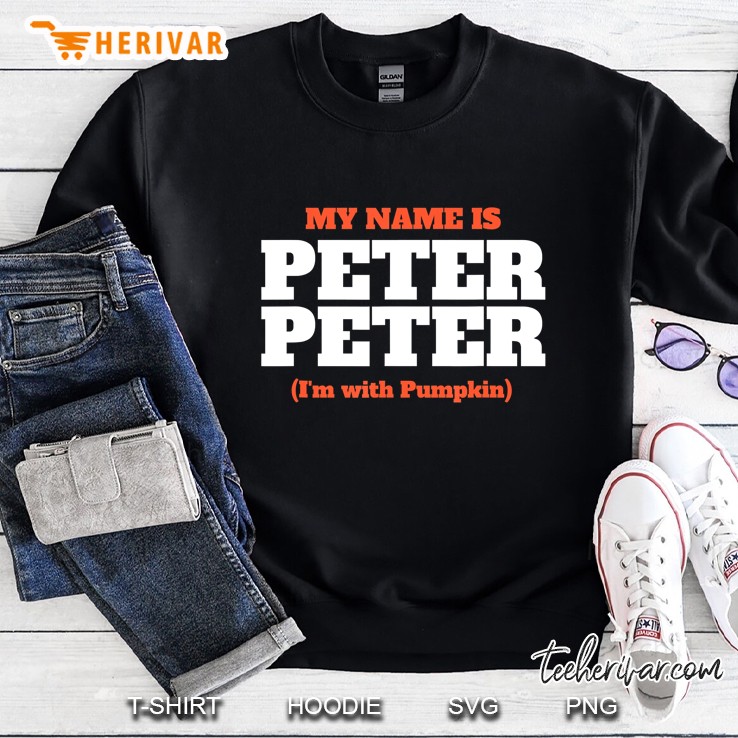 Mens Funny Halloween Shirt For Men Peter Peter Couples Costume Sweatshirt
