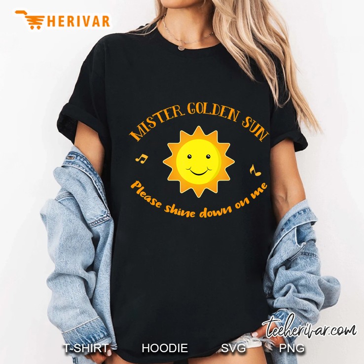 Mister Golden Sun Smile Happy Summer Ladies Tee