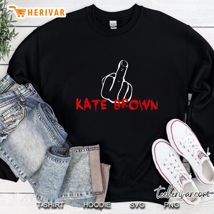 F U Kate Brown Middle Finger Sweatshirt