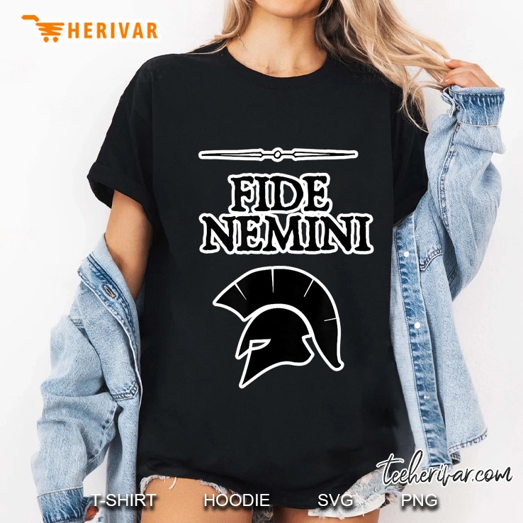 Fide Nemini Trust No One Latin Proverb Saying Ladies Tee