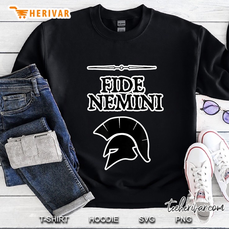 Fide Nemini Trust No One Latin Proverb Saying Sweatshirt