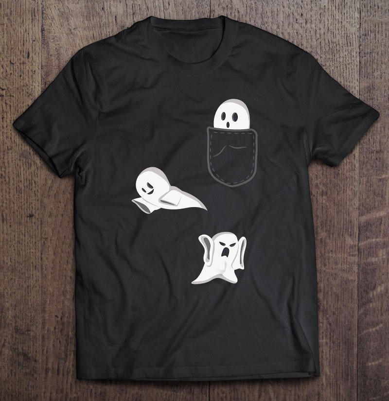 Pocket Ghosts Clothes Outfit Costume Funny Halloween