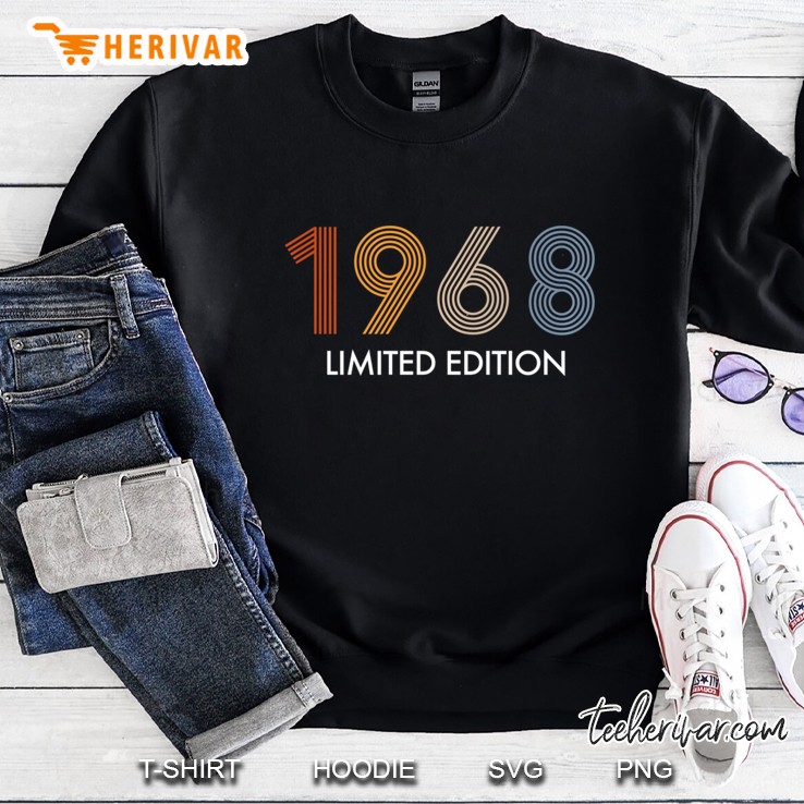 Retro 52 Years Vintage 1968 Limited Edition 52Nd Birthday Sweatshirt