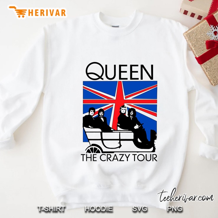 Queen Official Crazy Tour Union Jack Sweatshirt