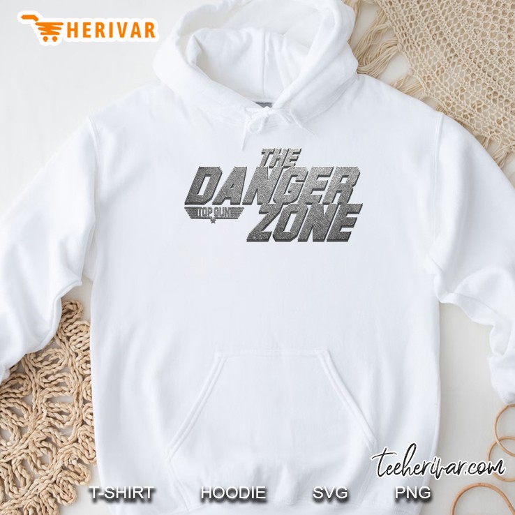 Top Gun Danger Zone Metallic Tank Top Hoodie
