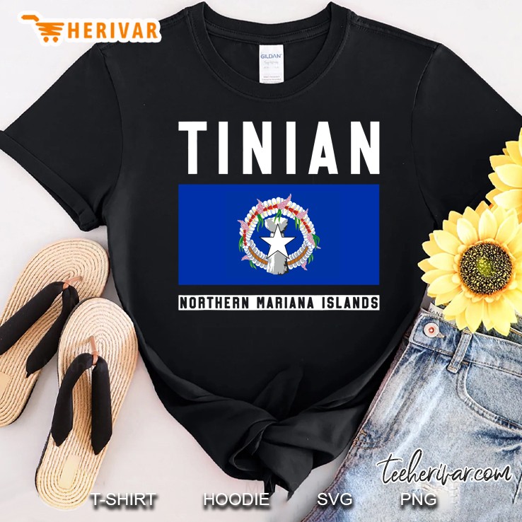Tinian Souvenir Northern Mariana Islands Flag Shirt