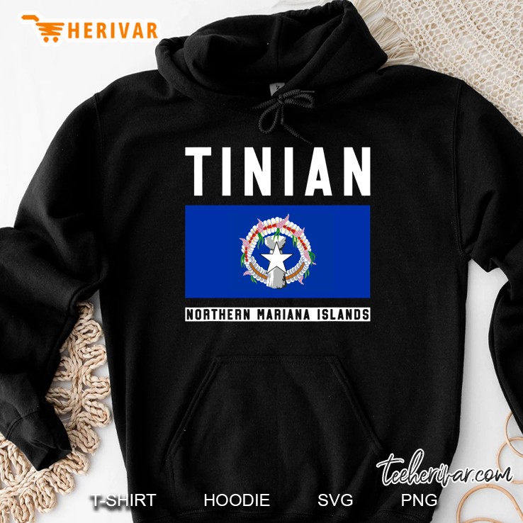 Tinian Souvenir Northern Mariana Islands Flag Hoodie